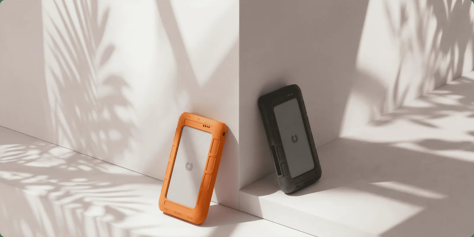 UnifyDrive UT2 portable NAS units in orange and black protective cases