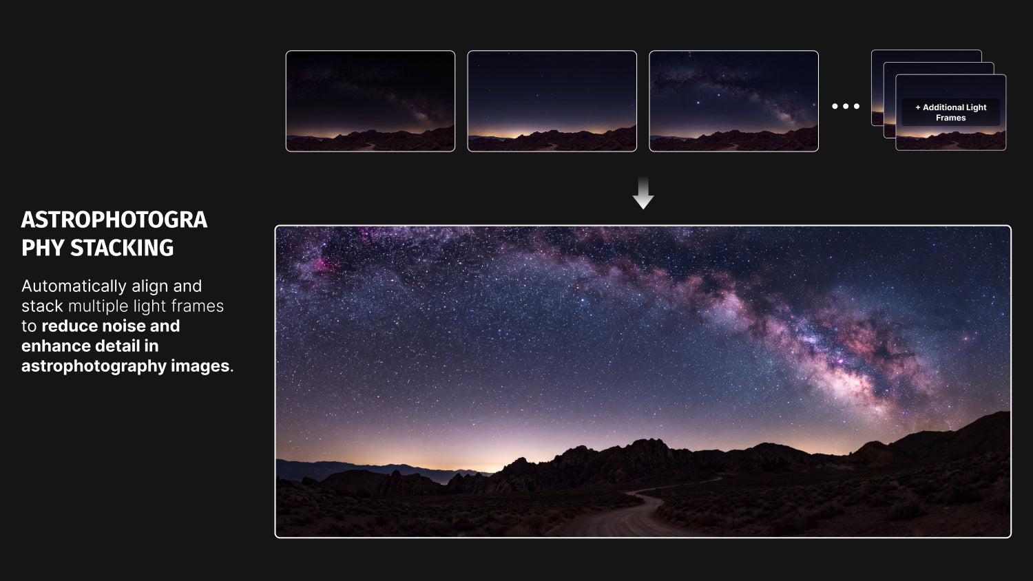 Astrophotography Stacking