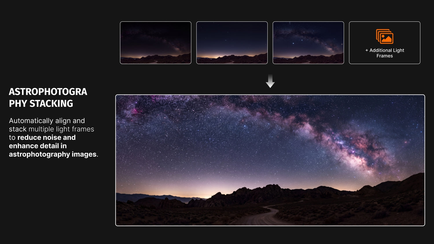 Astrophotography Stacking